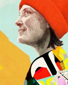 Illustrationen von Christina Mühlhöfer zu Gedichten von Kaleko in Mixed Media