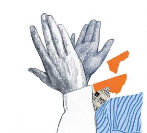 Editorial-Illustration von Christina Mühlhöfer zum Thema Female Empowerment in Mixed Media