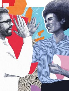 Editorial-Illustration von Christina Mühlhöfer zum Thema Female Empowerment in Mixed Media