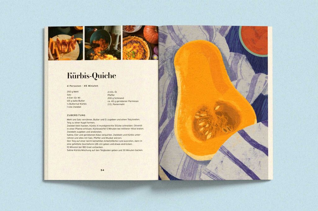 Food Illustration und Kochbuchgestaltung von Christina Mühlhöfer