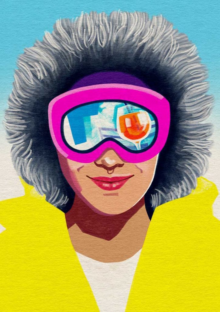 Digital gezeichnetes Porträt von Christina Mühlhöfer